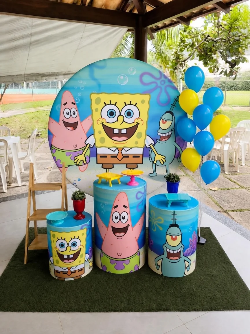 Decoração tema Bob Esponja