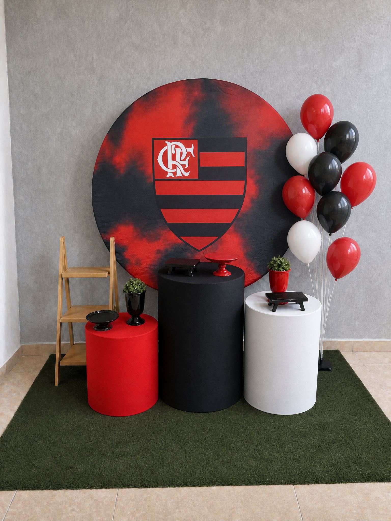 Decoração tema Flamengo
